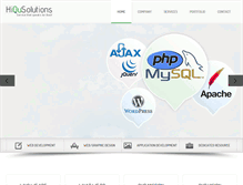 Tablet Screenshot of hiqusolutions.com
